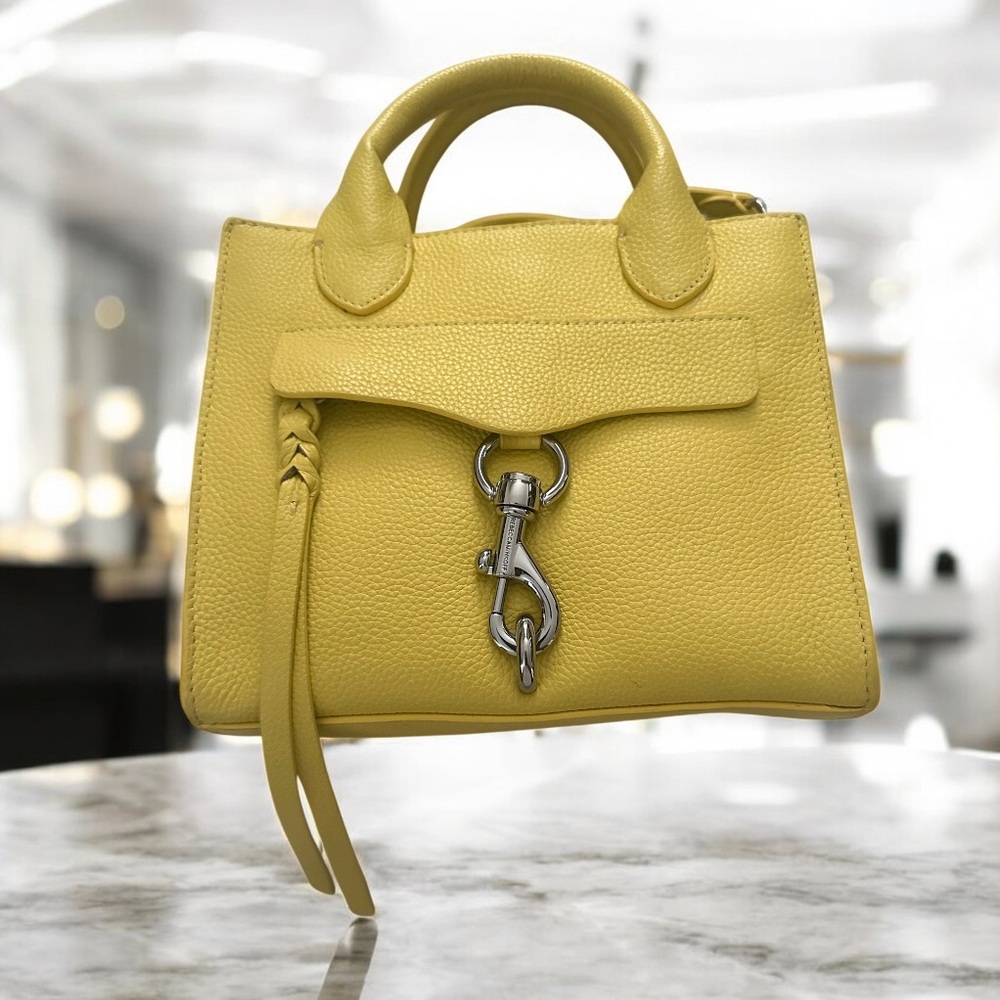 Rebecca Minkoff Yellow Megan Mini Tote